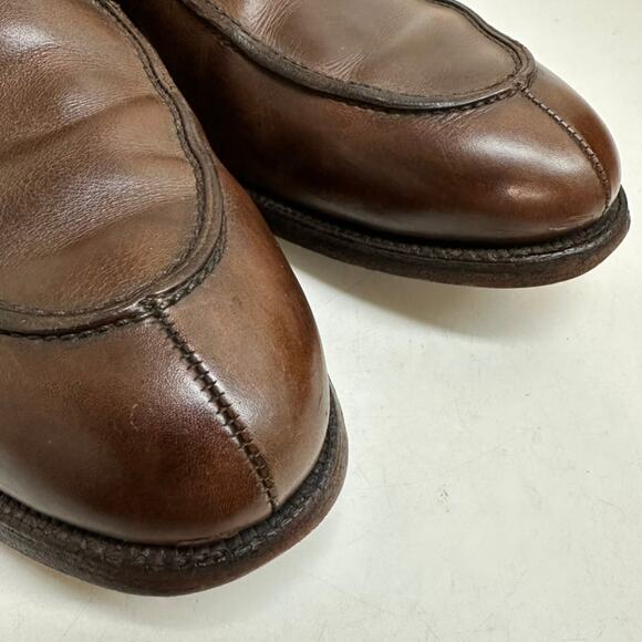 Crockett & Jones x Brooks Brothers Split Toe Derby Brown Calf 11 Wide E - Picture 8 of 13